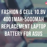 fashion 6 cell 10.8v 4001mah-5000mah replacement laptop battery for asus