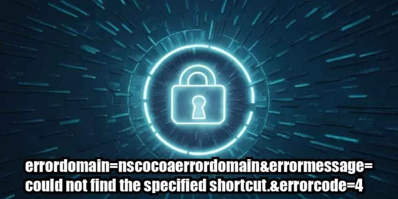 errordomain=nscocoaerrordomain&errormessage=could not find the specified shortcut.&errorcode=4