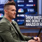 drew brees makes his nbc debut, internet amazed by his new hair