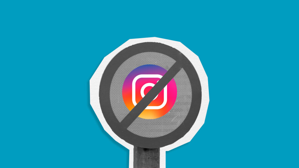 no internet connection instagram blocked